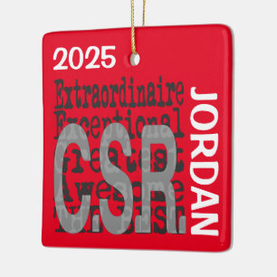 CSR Extraordinaire Julgransprydnad Keramik