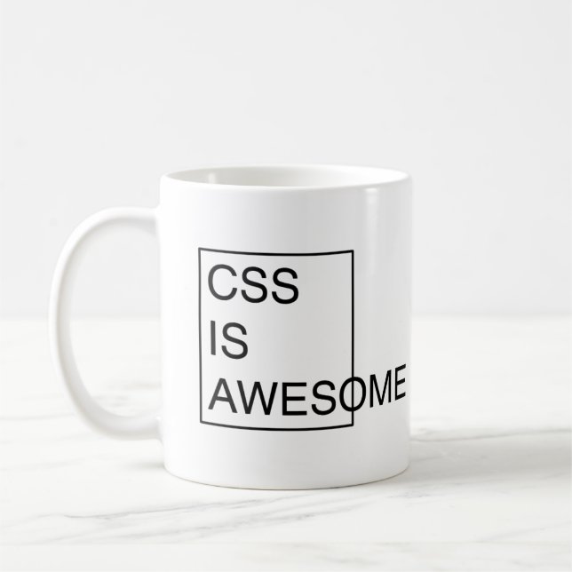 CSS ÄR DEN ENORMA muggen Kaffemugg (Vänster)