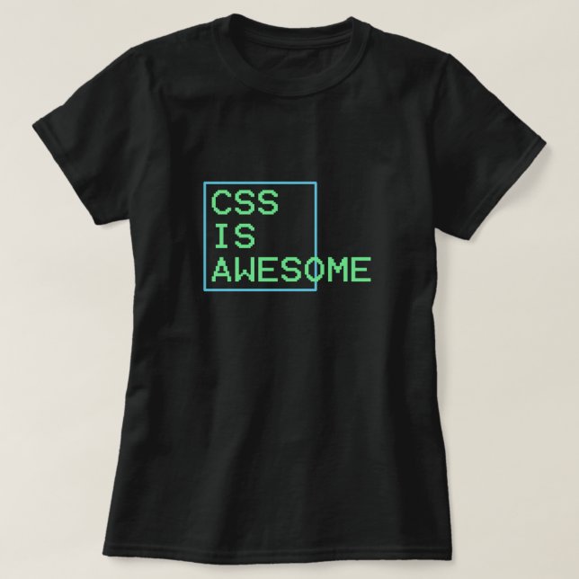 css är enorm tee shirt (Design framsida)