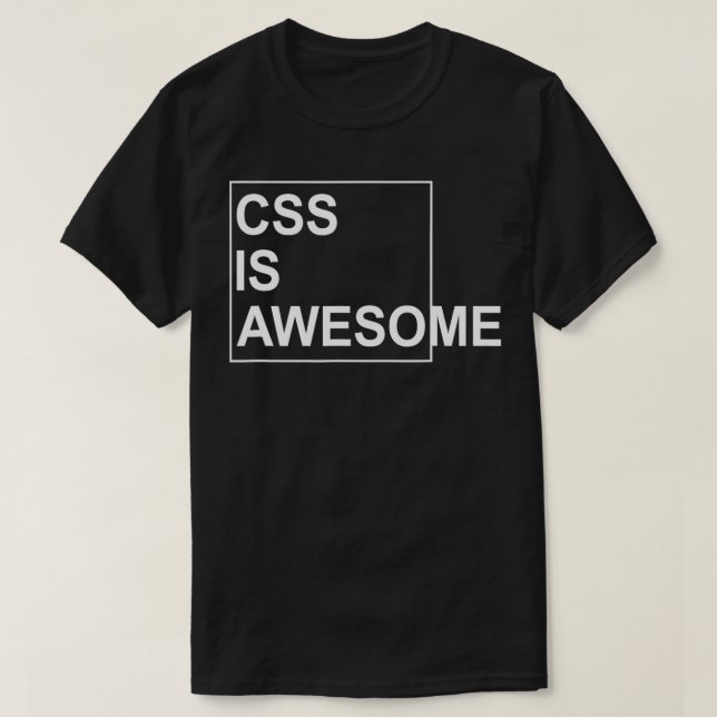 CSS är Fantastisk Programmers Software Developer T Shirt (Design framsida)
