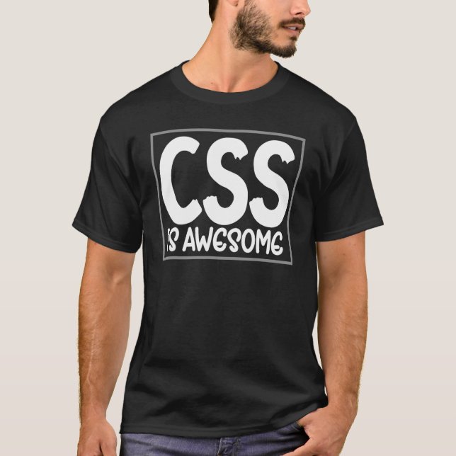 CSS-datorspråk CSS är Webben Designer för Fantasti T Shirt (Framsida)