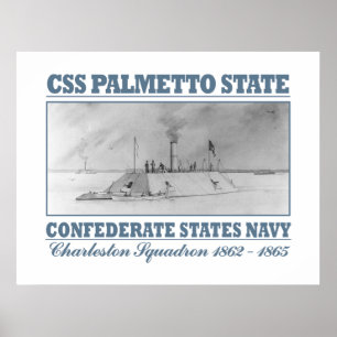 CSS Palmetto-tillstånd Poster