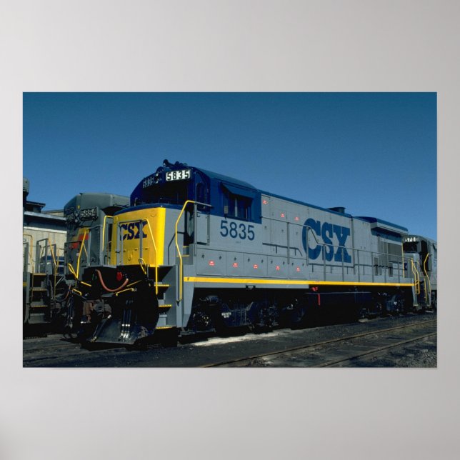 CSX GE B36-7 POSTER (Framsidan)
