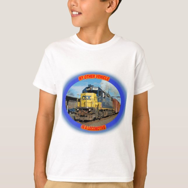 CSX lokomotiv Tee Shirt (Framsida)