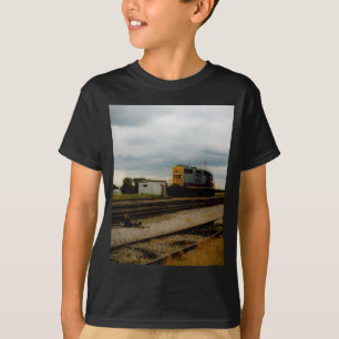 CSX reser med tåg den Dieesel gårdmotorn Toledo, T-shirt