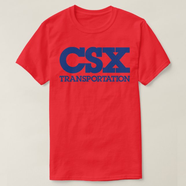Csx Transportation Blue Version T Shirt (Design framsida)