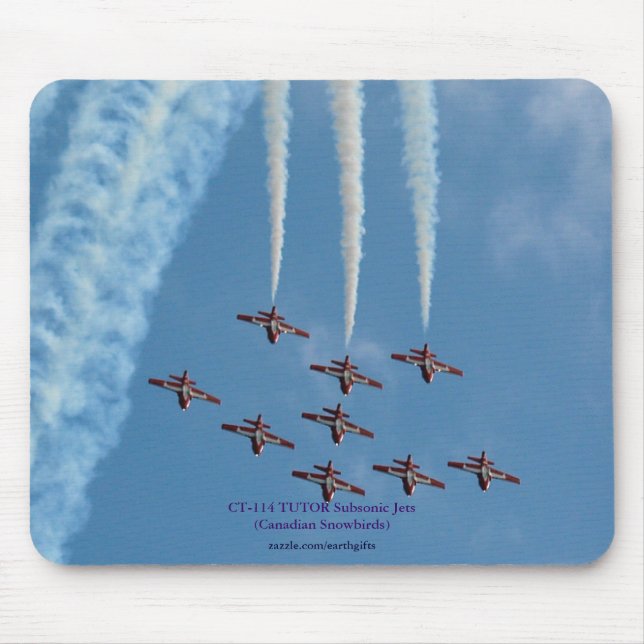 CT-114 Tutor Snowbird Subsonic Jet Mousepad Musmatta (Framsidan)