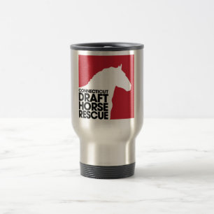 CT formulerar travel mug för hästräddinglogotyp Resemugg