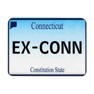 Ct-registreringsskyltmagnet Magnet