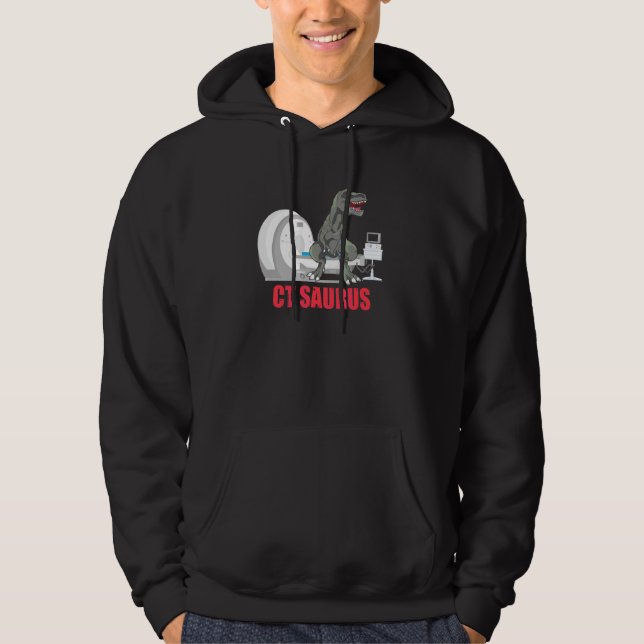 Ct Saurus Rex Dinosaur Radiology Mri Xr Hoodie (Framsida)