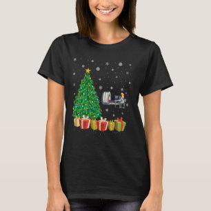 CT Tech Julafton Träd Lighting Santa Hat CT Tech C T Shirt