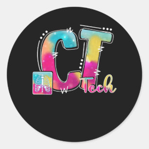 CT Tech Life Compute Tomography Tech Week Technolo Runt Klistermärke
