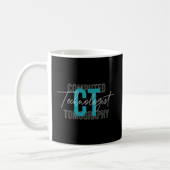 Ct Tech Radiology Technolog Computed Tomography Kaffemugg (Vänster)