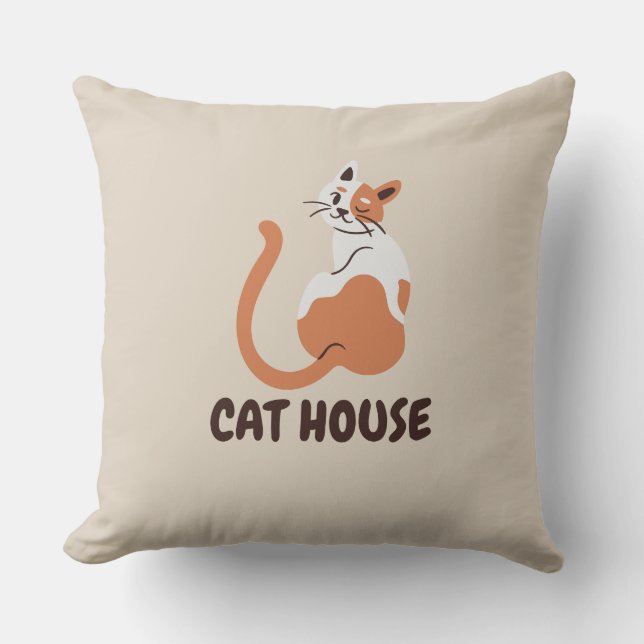 cte katt design kudde (Framsida)