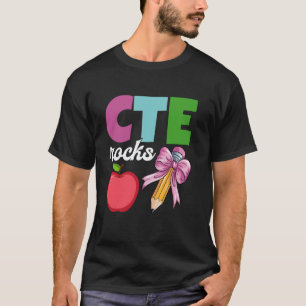 CTE Lärar Squad Tacksamhet Rocks Karriär Läraren T Shirt
