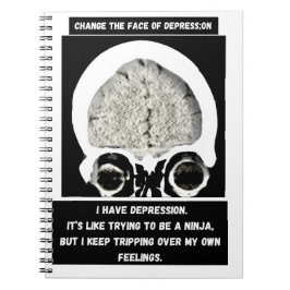 CTFOD_Ninja CTScan-logotyp Anteckningsbok