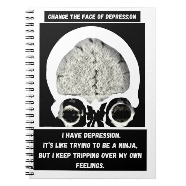 CTFOD_Ninja CTScan-logotyp Anteckningsbok (Framsidan)