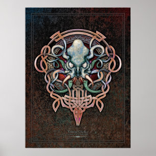 Ctheltic Cthulhu Poster (18 x 24 tum)