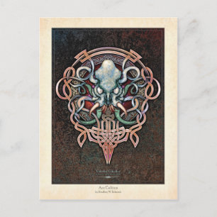Ctheltic Cthulhu-vykort Vykort