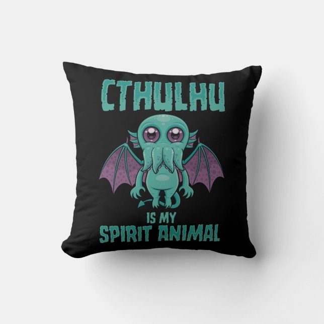Cthulhu Är Min Andliga Djur Kudde (Framsida)