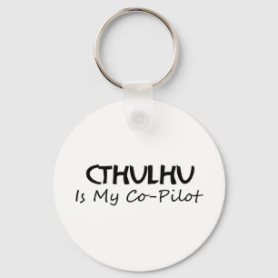 Cthulhu är min medpilot nyckelring