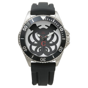 Cthulhu ärmar (svart/rött) armbandsur