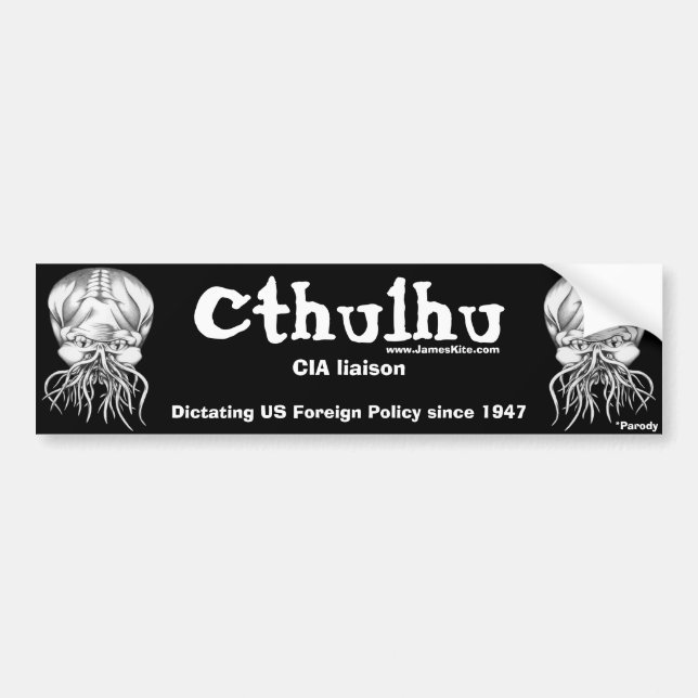 Cthulhu: CIA-förbindelse Bildekal (Framsidan)