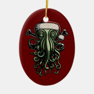 Cthulhu Claus Julgransprydnad Keramik