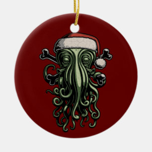 Cthulhu Claus Julgransprydnad Keramik