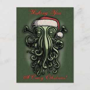 Cthulhu Claus Vykort