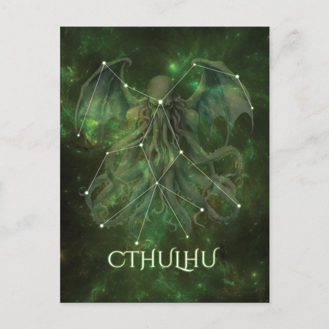 Cthulhu Constellation Vykort (Framsida)
