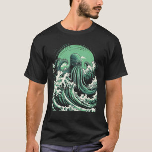 Cthulhu - den Underbara monster av Kanagawa T Shirt