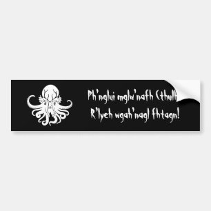 Cthulhu Fhtagn Bildekal