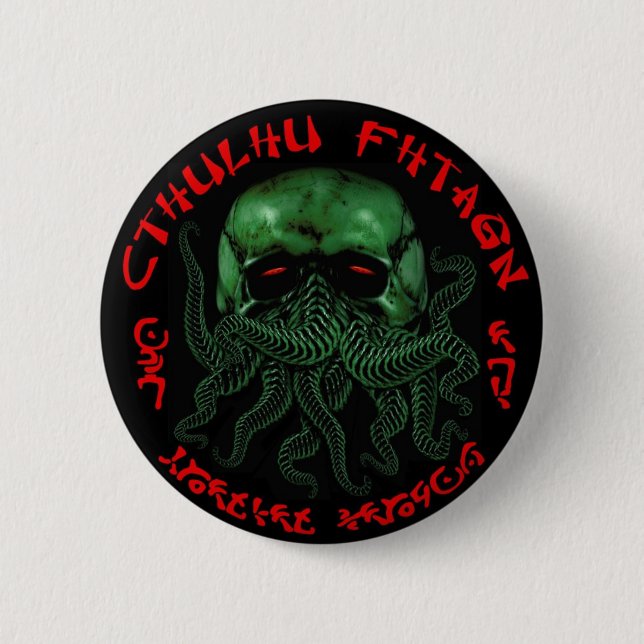 Cthulhu Fhtagn knäppas Knapp (Framsida)