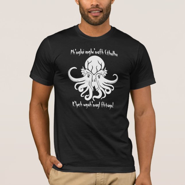 Cthulhu Fhtagn T Shirt (Framsida)