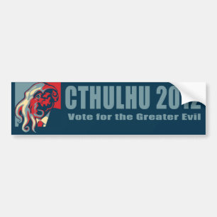 Cthulhu för President-2012 Bildekal
