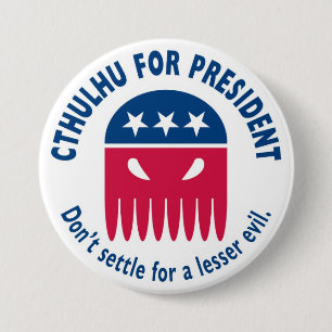 Cthulhu för president knapp
