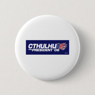 Cthulhu för president knäppas knapp