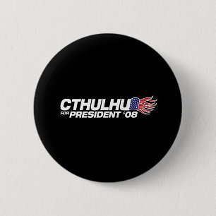 Cthulhu för president knäppas knapp