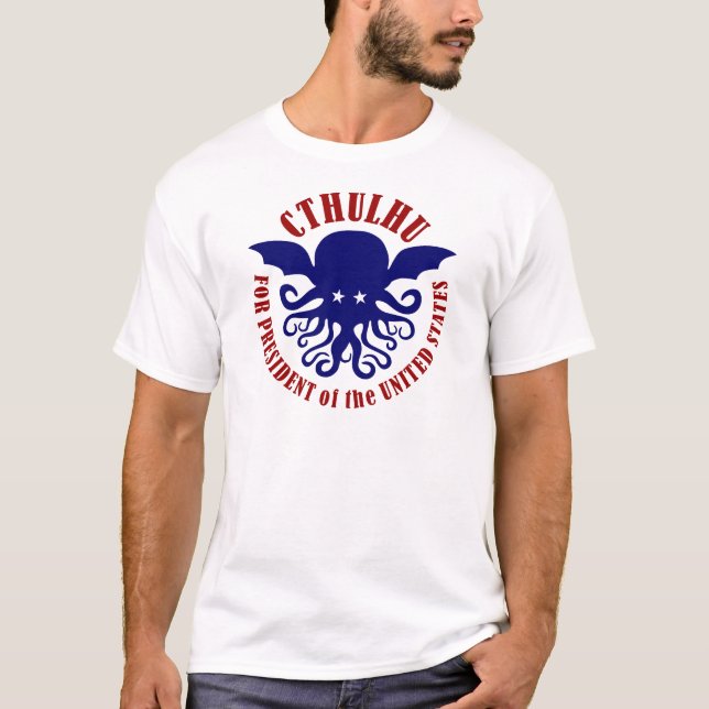 Cthulhu för president tee (Framsida)