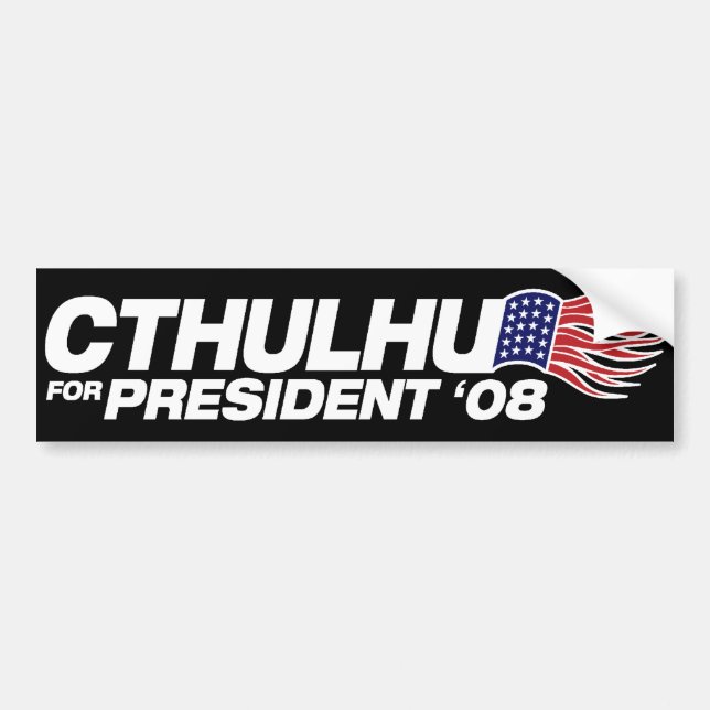 Cthulhu för presidentbildekal bildekal (Framsidan)