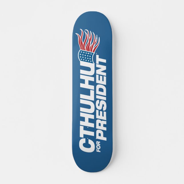 Cthulhu för talman - HP Lovecraft Mini Skateboard Bräda 18,5 Cm (Framsida)