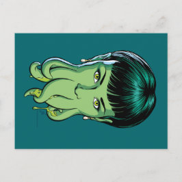 Cthulhu Girl-vykort Vykort