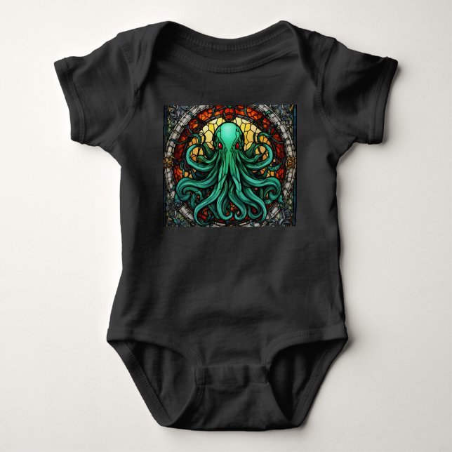 Cthulhu-glaset T Shirt (Framsida)
