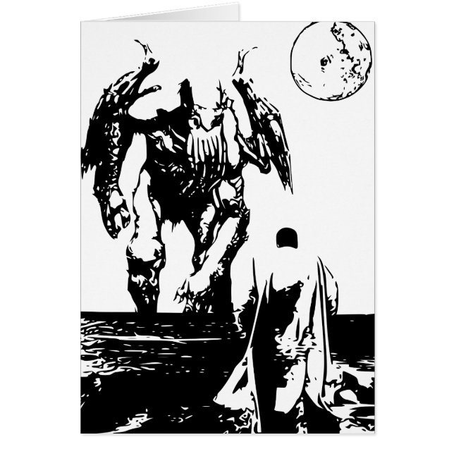 Cthulhu Hälsningskort (Framsidan)