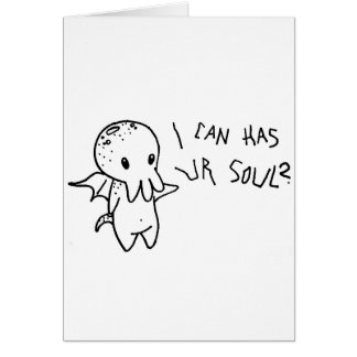 Cthulhu Hälsningskort