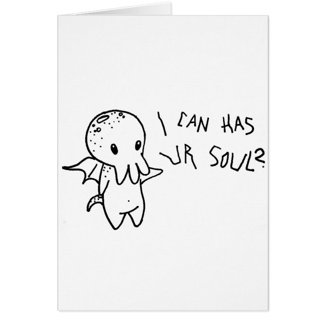 Cthulhu Hälsningskort (Framsidan)