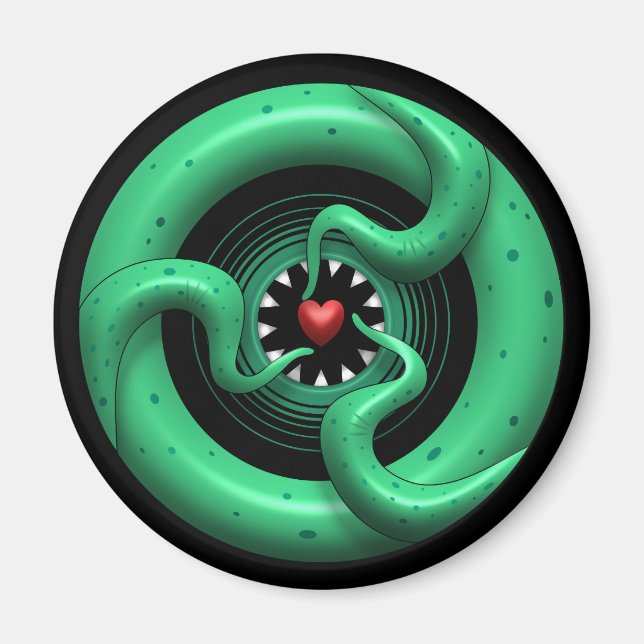 Cthulhu Heart Magnet (Framsidan)