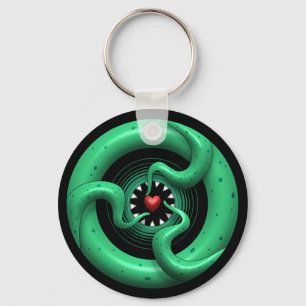 Cthulhu hjärtnyckelring nyckelring