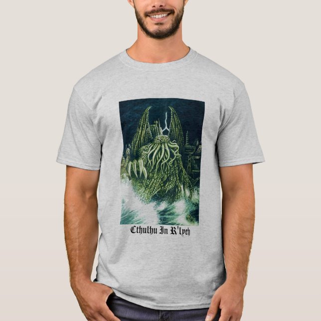 Cthulhu i den R'lyeh skjortan Tröja (Framsida)